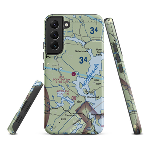 Socatean Bay Airport (13ME) VFR Sectional Samsung Phone Case