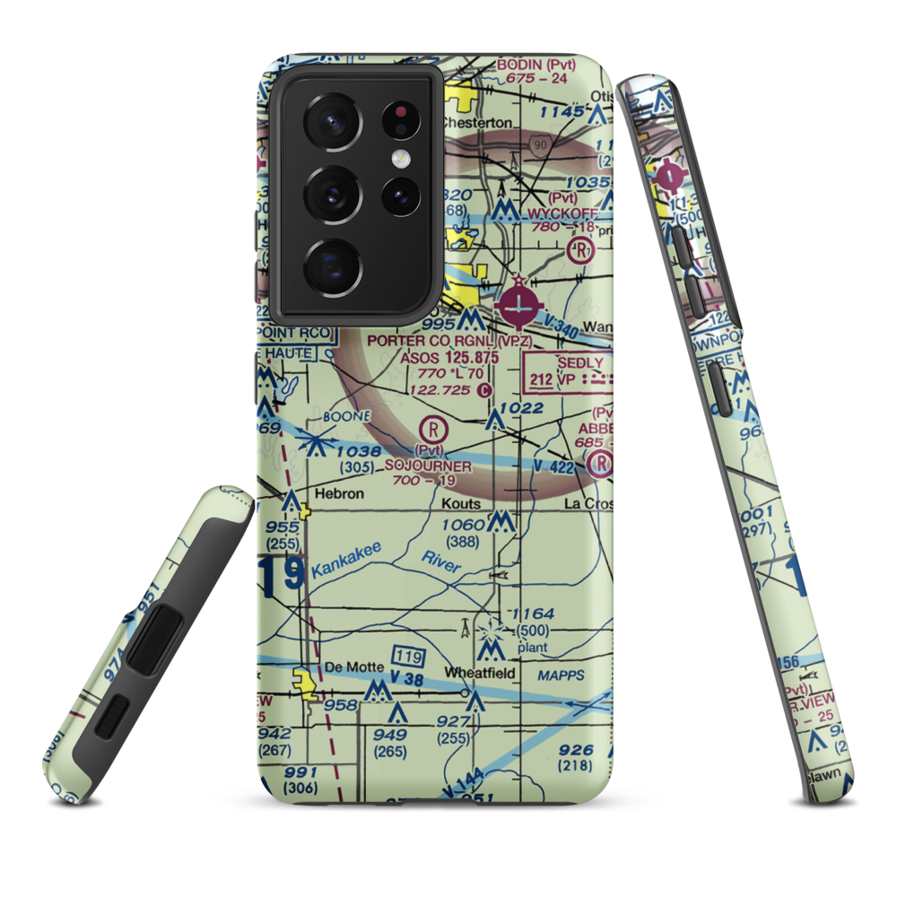 Sojourner Field (IN04) VFR Sectional Samsung Phone Case Samsung Galaxy S21 Ultra model shown
