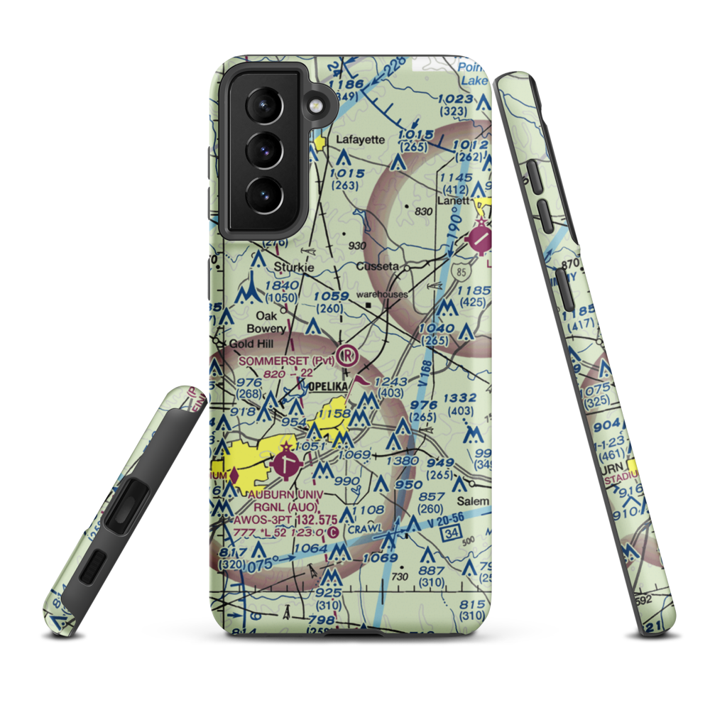 Sommerset Strip (AL89) VFR Sectional Samsung Phone Case Samsung Galaxy S21 Plus model shown