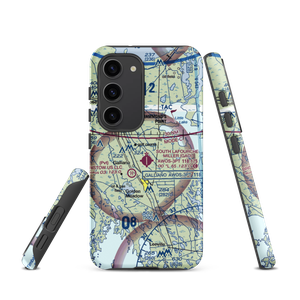 South Lafourche Leonard Miller Jr Airport (GAO) VFR Sectional Samsung Phone Case