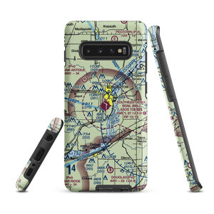 Southeast Iowa Regional Airport (BRL) VFR Sectional Samsung Phone Case