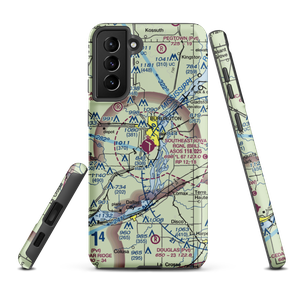 Southeast Iowa Regional Airport (BRL) VFR Sectional Samsung Phone Case