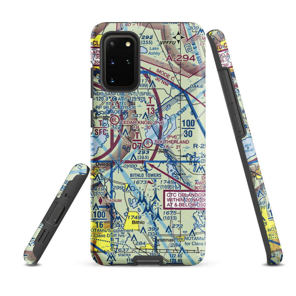 Southerland Strip (FD92) VFR Sectional Samsung Phone Case Samsung Galaxy S20 Plus model shown
