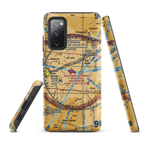 Southwest Wyoming Regional Airport (RKS) VFR Sectional Samsung Phone Case