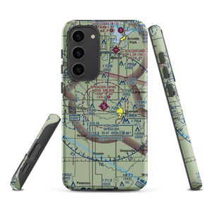 Spencer Municipal Airport (SPW) VFR Sectional Samsung Phone Case