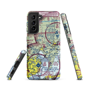 Spencer Nolf Airport (NRQ) VFR Sectional Samsung Phone Case