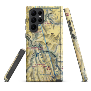 Spencer Ranch Landing Strip (ID90) VFR Sectional Samsung Phone Case