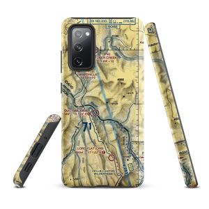 Spencer Ranch Landing Strip (ID90) VFR Sectional Samsung Phone Case