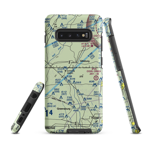 Spring Airport (86LA) VFR Sectional Samsung Phone Case