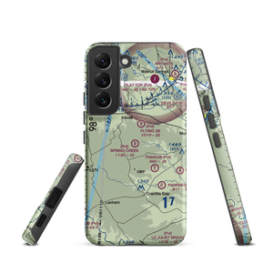 Spring Creek Field (79TX) VFR Sectional Samsung Phone Case