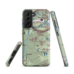 Spring Creek Field (79TX) VFR Sectional Samsung Phone Case