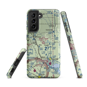 Spring Creek Ranch Airport (73OK) VFR Sectional Samsung Phone Case