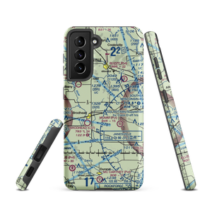 Spring Valley Farm Airport (1WI0) VFR Sectional Samsung Phone Case