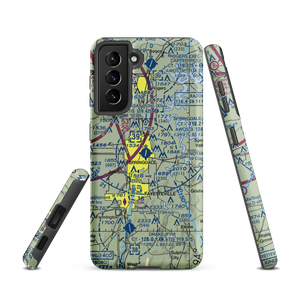 Springdale Municipal Airport (ASG) VFR Sectional Samsung Phone Case