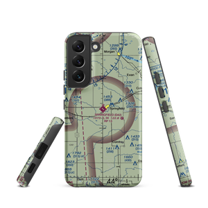 Springfield Municipal Airport (D42) VFR Sectional Samsung Phone Case