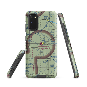 Springfield Municipal Airport (D42) VFR Sectional Samsung Phone Case