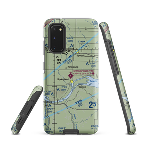 Springfield Municipal Airport (Y03) VFR Sectional Samsung Phone Case