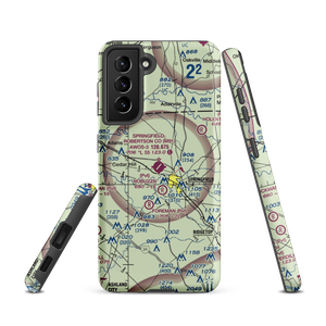 Springfield Robertson County Airport (M91) VFR Sectional Samsung Phone Case