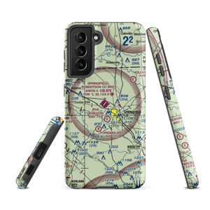 Springfield Robertson County Airport (M91) VFR Sectional Samsung Phone Case