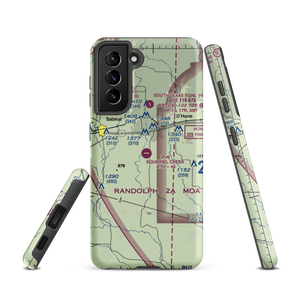 Squirrel Creek Ranch Airport (4TE9) VFR Sectional Samsung Phone Case