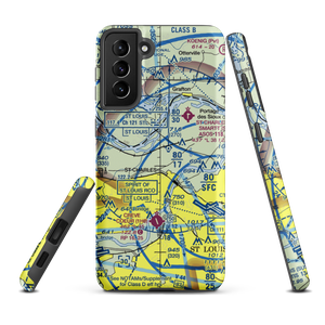 St Charles Airport (3SQ) VFR Sectional Samsung Phone Case