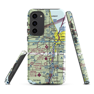 St Clair County International Airport (PHN) VFR Sectional Samsung Phone Case