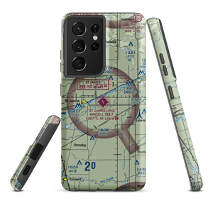 St James Municipal Airport (JYG) VFR Sectional Samsung Phone Case