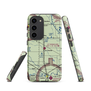 St Thomas Municipal Airport (4S5) VFR Sectional Samsung Phone Case