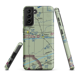 Stafford Municipal Airport (3TA) VFR Sectional Samsung Phone Case