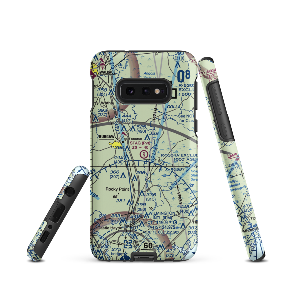 Stag Air Park (7NC1) VFR Sectional Samsung Phone Case Samsung Galaxy S10e model shown
