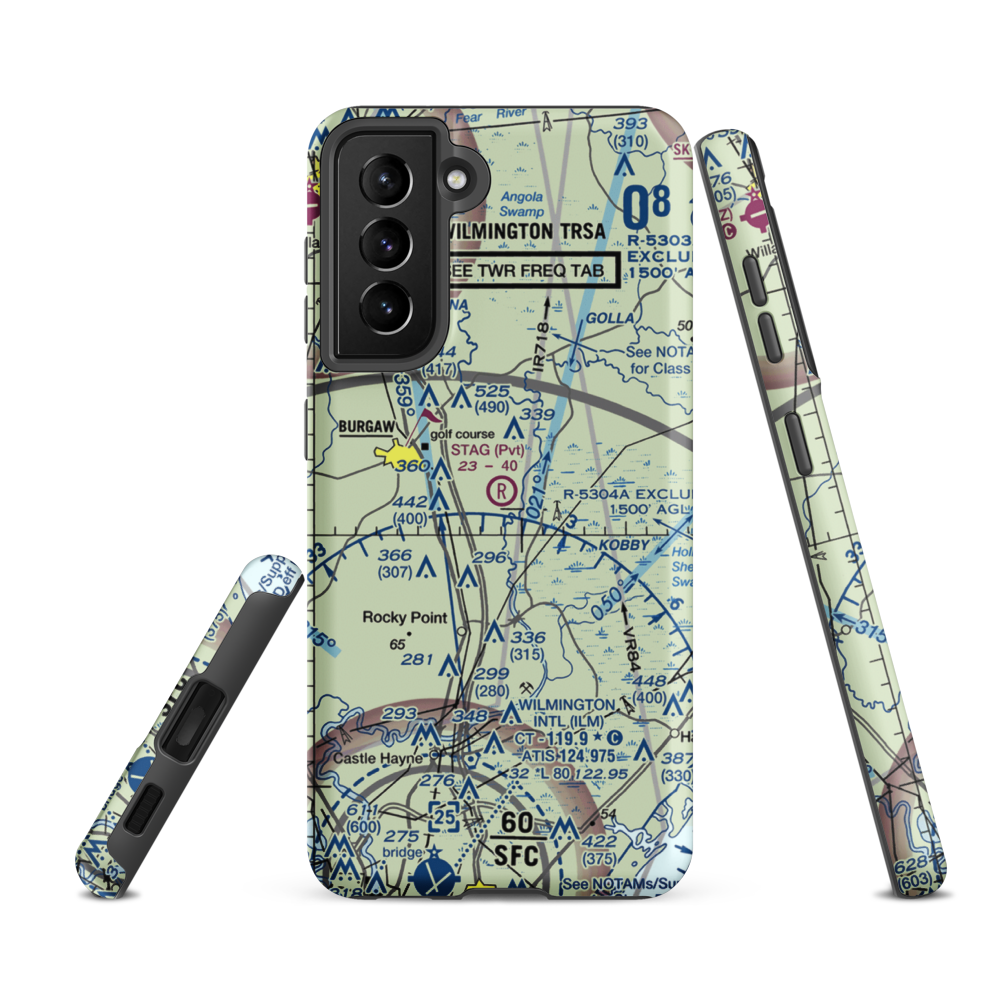 Stag Air Park (7NC1) VFR Sectional Samsung Phone Case Samsung Galaxy S21 FE model shown