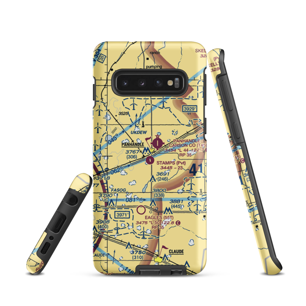 Stamps Field (3TE5) VFR Sectional Samsung Phone Case Samsung Galaxy S10 model shown