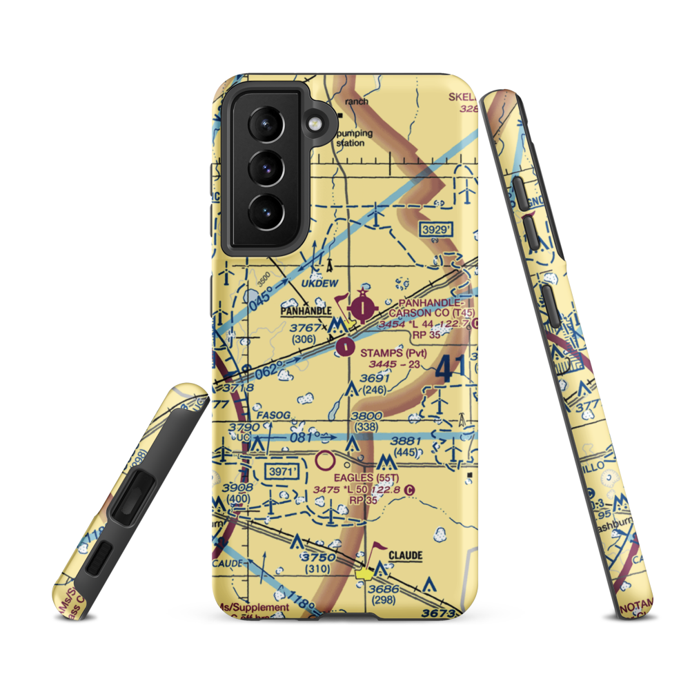 Stamps Field (3TE5) VFR Sectional Samsung Phone Case Samsung Galaxy S21 FE model shown
