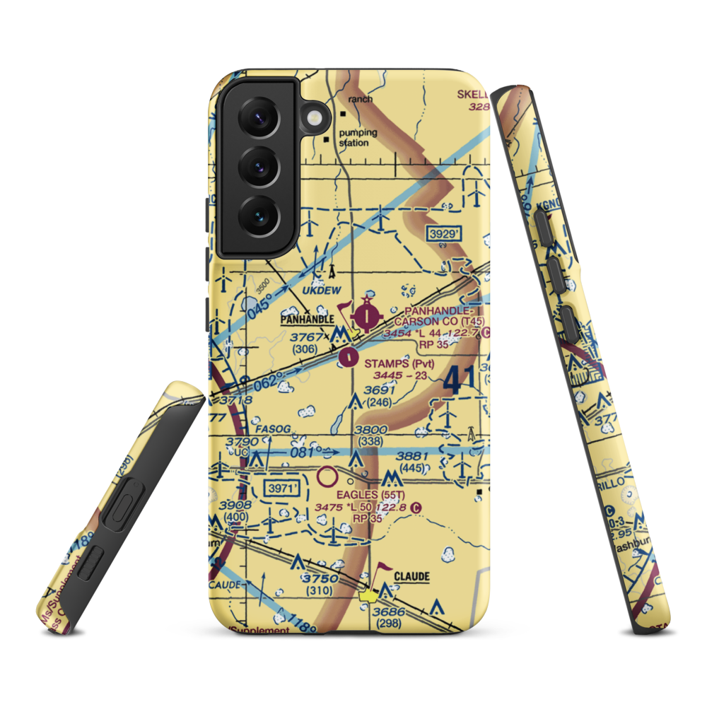 Stamps Field (3TE5) VFR Sectional Samsung Phone Case Samsung Galaxy S22 Plus model shown