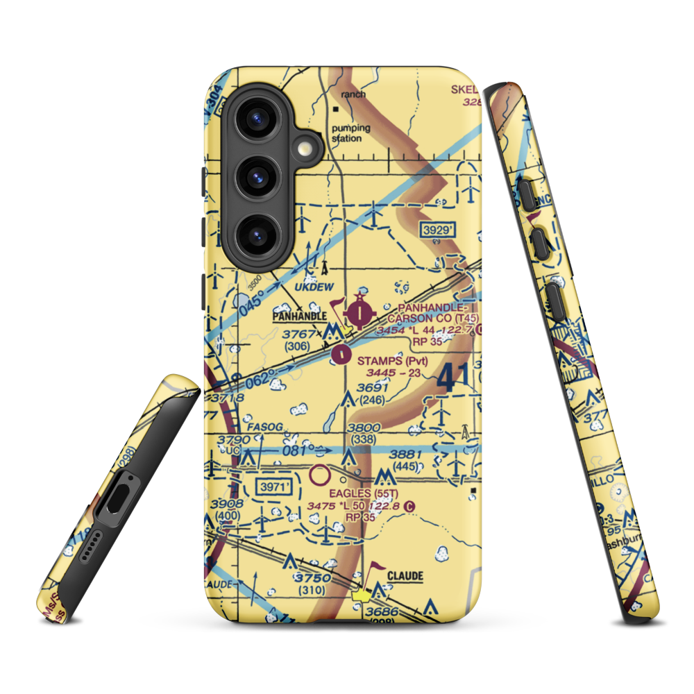 Stamps Field (3TE5) VFR Sectional Samsung Phone Case Samsung Galaxy S24 Plus model shown