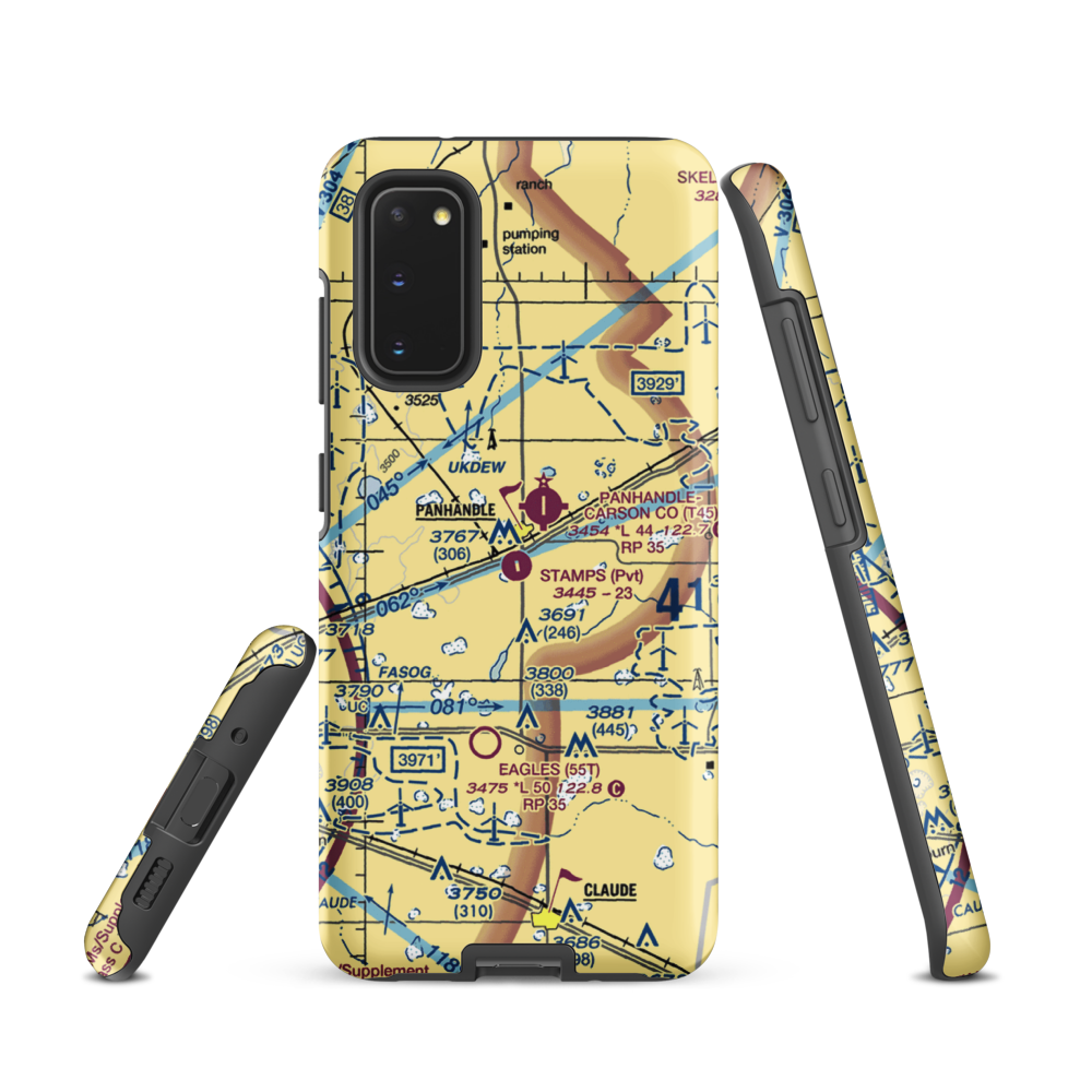 Stamps Field (3TE5) VFR Sectional Samsung Phone Case Samsung Galaxy S20 model shown