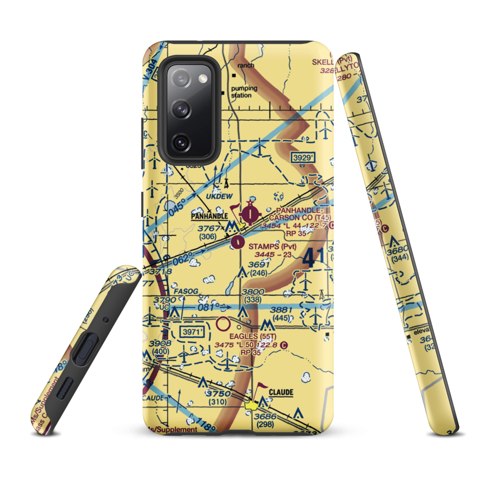 Stamps Field (3TE5) VFR Sectional Samsung Phone Case Samsung Galaxy S20 FE model shown