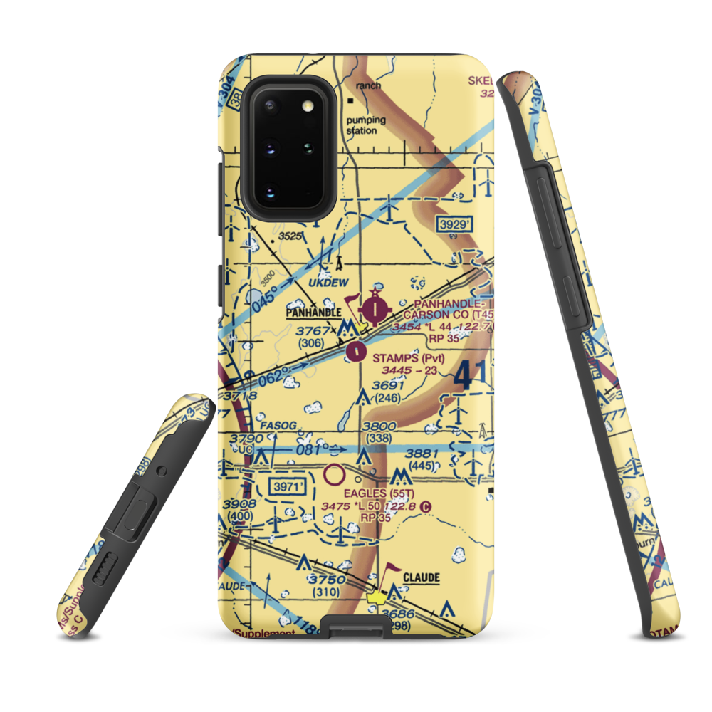 Stamps Field (3TE5) VFR Sectional Samsung Phone Case Samsung Galaxy S20 Plus model shown
