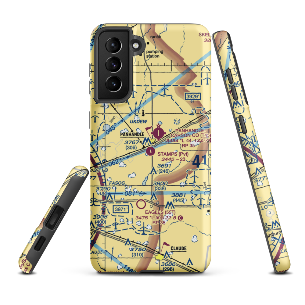 Stamps Field (3TE5) VFR Sectional Samsung Phone Case Samsung Galaxy S21 FE model shown
