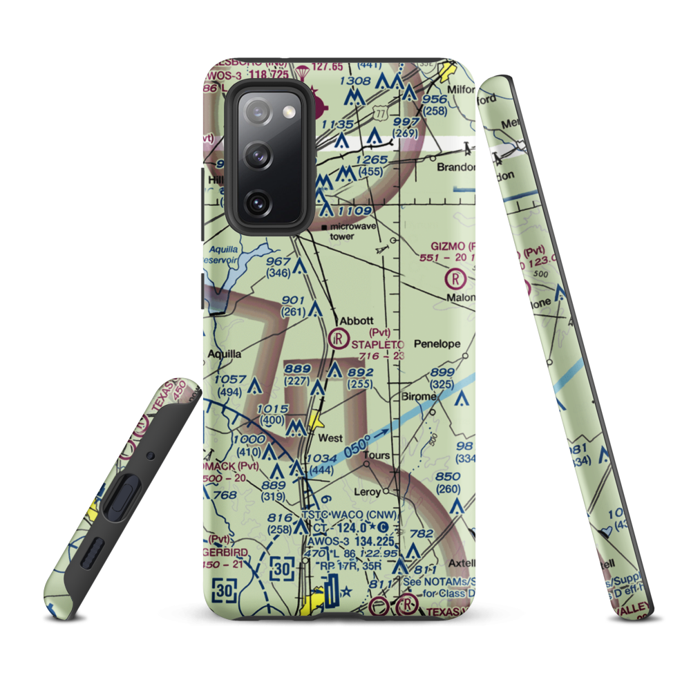 Stapleton Field (TX03) VFR Sectional Samsung Phone Case Samsung Galaxy S20 FE model shown
