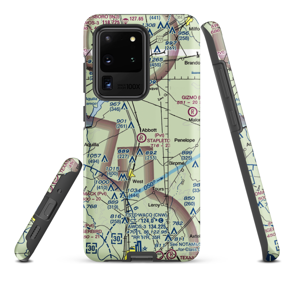 Stapleton Field (TX03) VFR Sectional Samsung Phone Case Samsung Galaxy S20 Ultra model shown