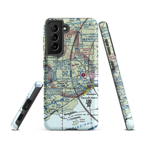 Stennis International Airport (HSA) VFR Sectional Samsung Phone Case