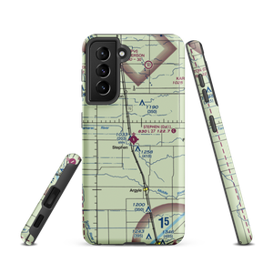 Stephen Municipal Airport (D41) VFR Sectional Samsung Phone Case