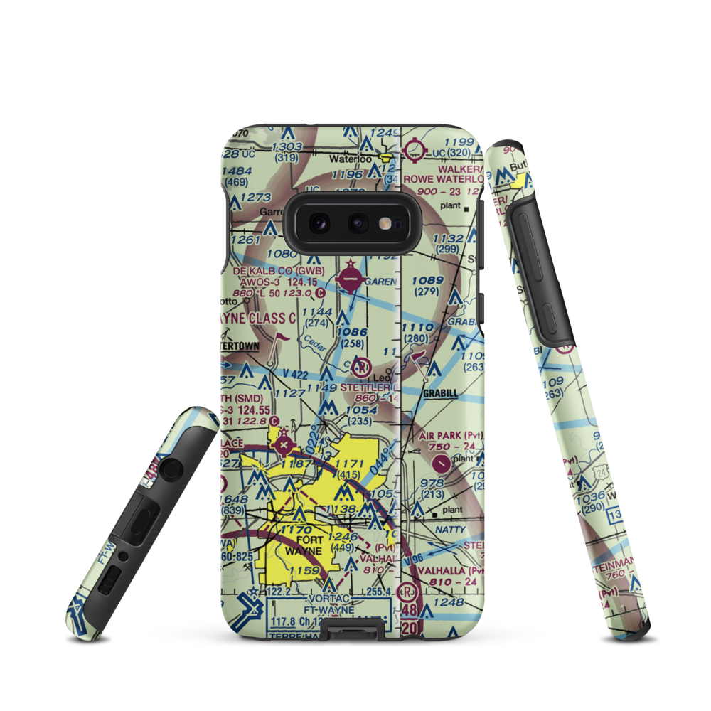 Stettler Strip (II28) VFR Sectional Samsung Phone Case Samsung Galaxy S10e model shown