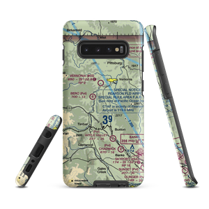 Stevens Mountain Airport (10OR) VFR Sectional Samsung Phone Case