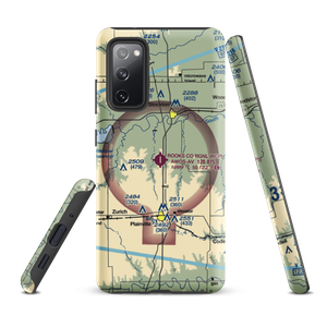 Stockton / Rooks County Regional (KRCP) VFR Sectional Samsung Phone Case