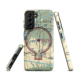 Stockton / Rooks County Regional (KRCP) VFR Sectional Samsung Phone Case