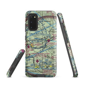 Stone Castle Motel Airport (PA44) VFR Sectional Samsung Phone Case