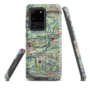 Stone Castle Motel Airport (PA44) VFR Sectional Samsung Phone Case