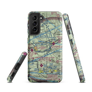 Stone Castle Motel Airport (PA44) VFR Sectional Samsung Phone Case